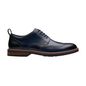 Clarks Mens Aldwin Limit Leather Brogues / Navy